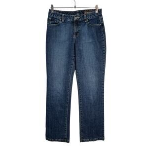 Columbia Women’s Jeans Size 8 Regular Mid Rise Straight Leg Blue Denim